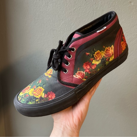VANS X SUPREME X JEAN PAUL GAULTIER collab Chukka Pro Sneaker Men's 12 red black - Picture 1 of 13